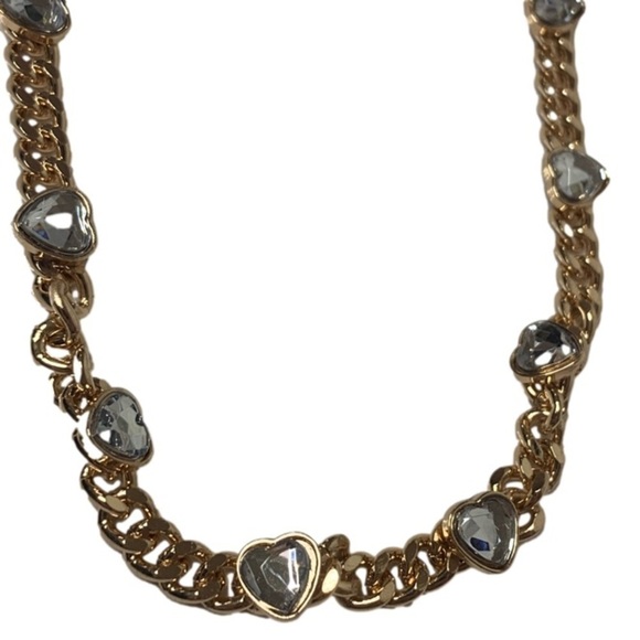 Gold heart necklace - Picture 1 of 5